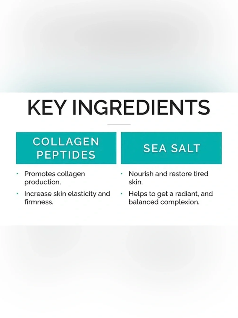 Restorative Vitamins & Sea Salt + Collagen Peptide Facial Serum,Firms & Hydrates
